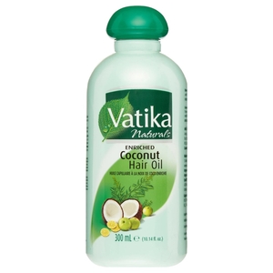 Dabur Vatika Naturals Enriched Coconut Hair Oil With Henna Amla And Lemon 300Ml