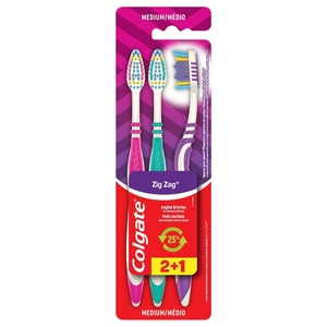 Colgate Zigzag Toothbrush Value Pack 3Pieces