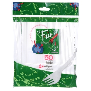 Fun Plastic Forks 50Pcs