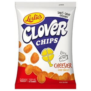 Leslie's Clover Corn Snacks Cheesier 55G