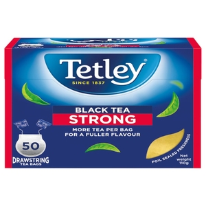 Tetley Drawstring Strong Black Tea 50 Bags