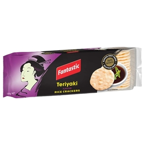 Fantastic Rice Crackers Teriyaki 100G