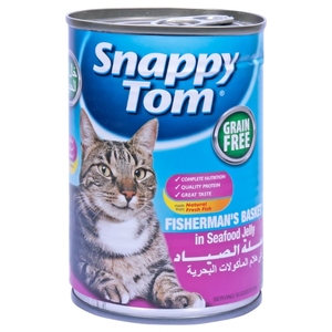 Snappy Tom Fishermans Basket In Seafood Jelly 400G