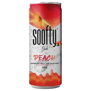 Soofty Sparkling Drink Peach 330Ml