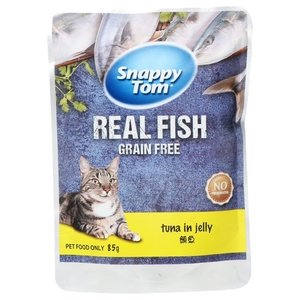 Snappy Tom Real Fish Tuna In Jelly 85G