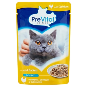 Prevital Wet Cat Food With Chicken In Gravy 100G