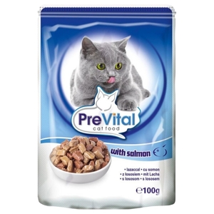 Prevital Cat Food With Salmon 100G