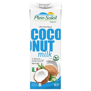 Plein Soleil Coconut Milk Unsweetened & Organic 1L
