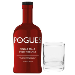 Pogues Whiskey Irish Single Malt 70Cl + Glass