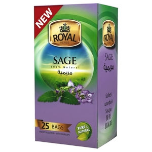 Royal Herbs Sage Tea Bags 25 Bags
