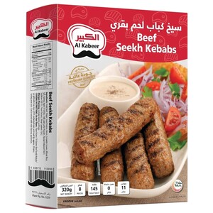 Al Kabeer Frozen Beef Seekh Kabab 320G