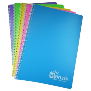 Monza Plastic Cover Copybook 96 Sheets