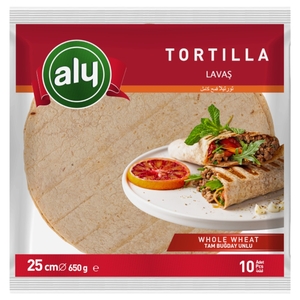 Aly Lavas 25Cm Whole Wheat Tortillas 650G