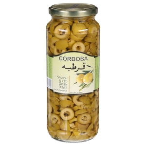 Cordoba Spanish Sliced Green Olives 275G