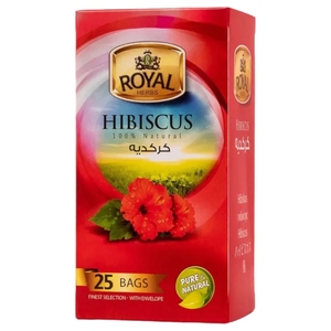 Royal Herbs Natural Hibiscus Tea 25 Bags