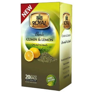 Royal Herbs Blends Cumin & Lemon Tea 20 Bags