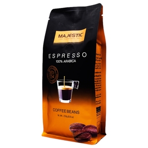 Majestic Arabica Espresso Coffee Beans 250G