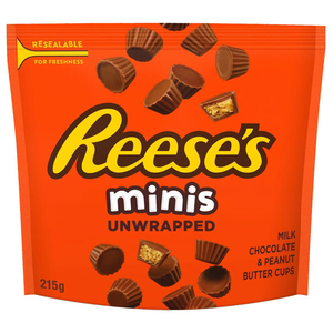 Reese's Minis Unwrapped Peanut Butter Cups 215G