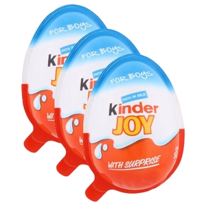 Kinder Chocolate Joy Eggs Boys 20G X3