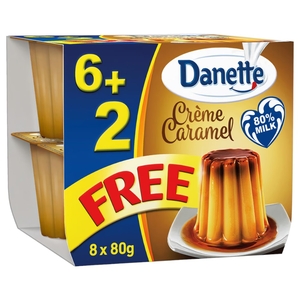 Al Safi Danette Creme Caramel Dessert 80G X8