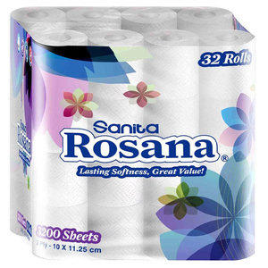 Rosana Toilet Paper 32 Rolls (29 + 3 Free)