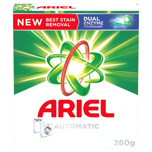 Ariel Powder Laundry Detergent Automatic Clean In 1 Wash 260G