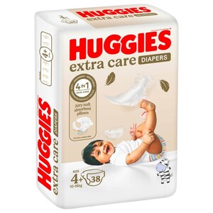 Huggies Ultra Comfort With Stretchy Tabs Stage 4+ 38 Pieces