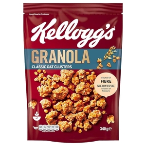 Kellogg's Granola Classic Oat Clusters 340G