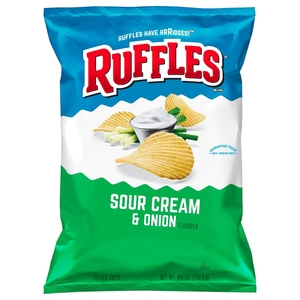 Ruffles Sour Cream & Onion Chips 185G