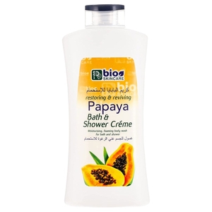 Bio Skincare Bath & Shower Creme Papaya 750 Ml