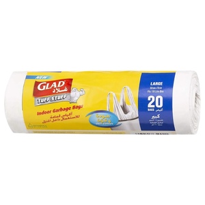 Glad Indoor Garbage Bag Large Handle 110L 20 Bags