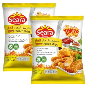 Seara Spicy Chicken Strips 1500G X2