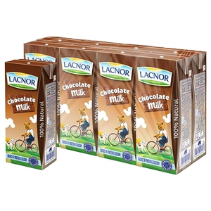 Lacnor Uht Chocolate Milk 180Ml X8