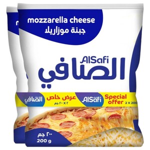 Alsafi Shredded Mozzarella Cheese 200G X2