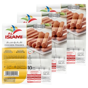 Al Islami Frozen Chicken Franks 340G X3