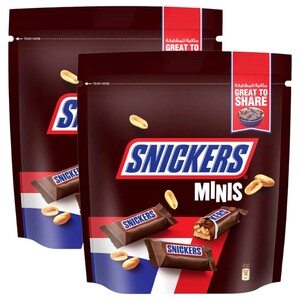 Snickers Chocolate Mini 180G X2