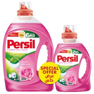 Persil Liquid Laundry Detergent Power Gel Deep Clean Rose 3L + 1L