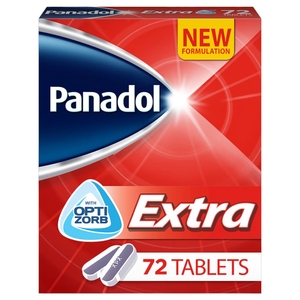 Panadol Tablets Extra With Optizorb 72 Pieces