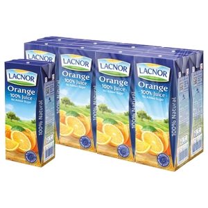 Lacnor Juice Orange 180Ml X8