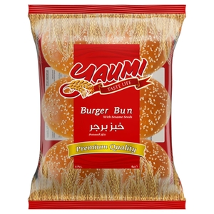 Yaumi Burger Bun Sesame 6 Pieces 360G