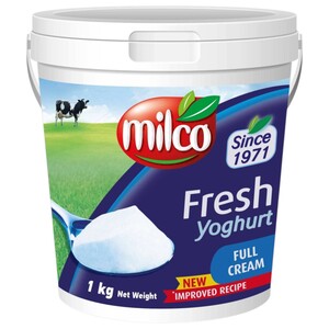 Milco Fresh Yoghurt Full Cream 1Kg