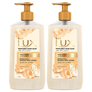 Lux Hand Wash Velvet Touch 500Ml X 2