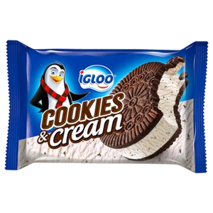 Igloo Ice Cream Sandwich Cookies & Cream 100Ml