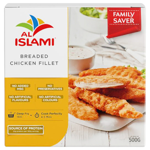 Al Islami Breaded Chicken Fillet 500G