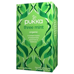 Pukka Three Mint 20 Tea Sachets 32G