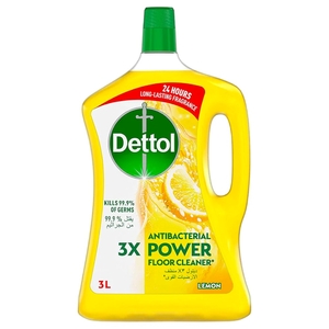 Dettol Antibacterial Power Floor Cleaner Lemon 3L