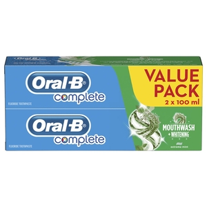 Oral-B Complete Mouthwash And Whitening Toothpaste 100Ml X 2