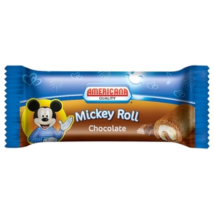 Americana Mickey Rolls Chocolate 20G