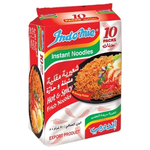 Indomie Noodle Hot Fried 80G x 10