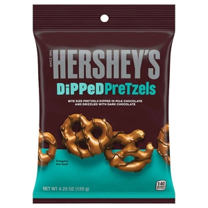 Hershey's Dipped Pretzels Milk Chocolate 120G